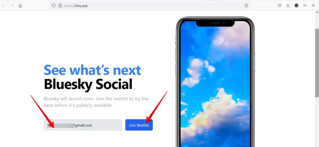 bluesky app waitlist.png
